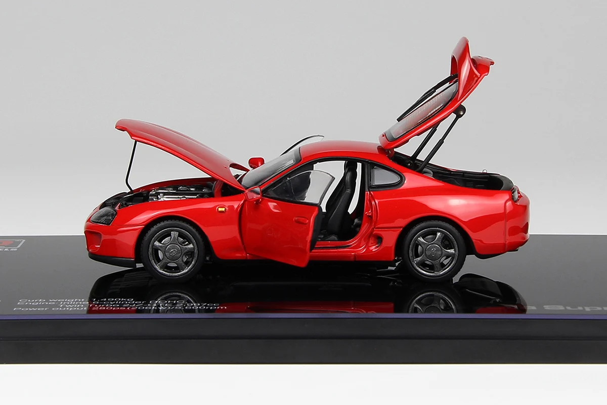 1993_Toyota_Supra_Mk4-A80_LCD-Models_1-43_LCD43009-RE_Rojo_11b