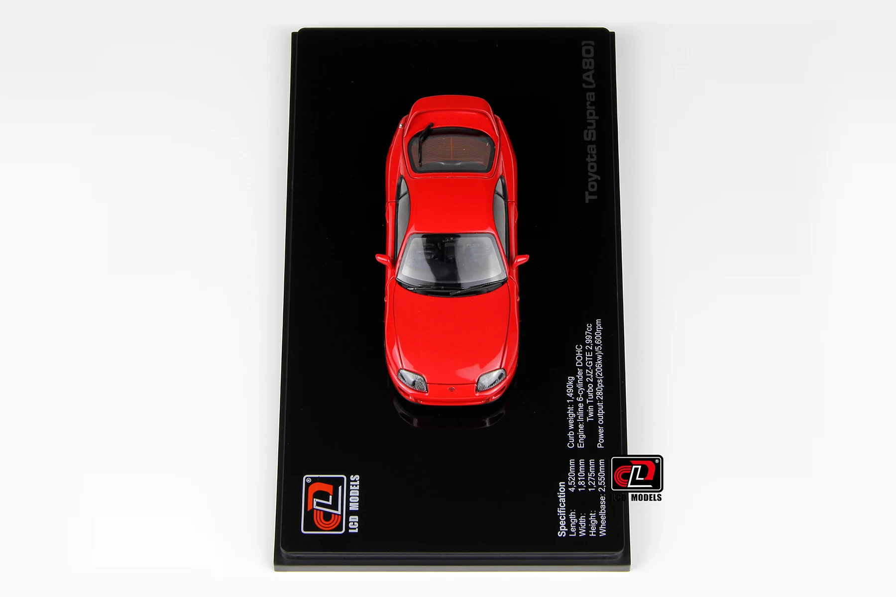 1993_Toyota_Supra_Mk4-A80_LCD-Models_1-43_LCD43009-RE_Rojo_13b