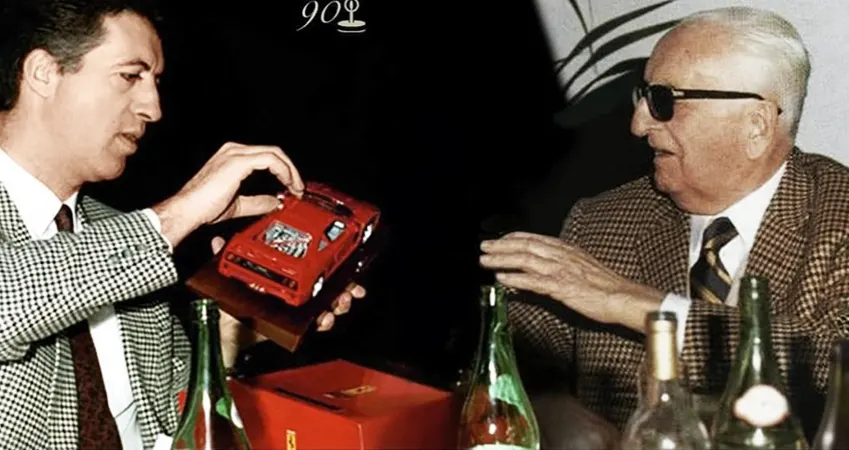 F40 BBurago “3032” and Enzo Ferrari